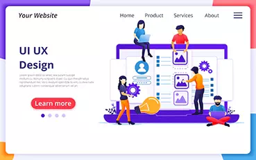 website design course banner